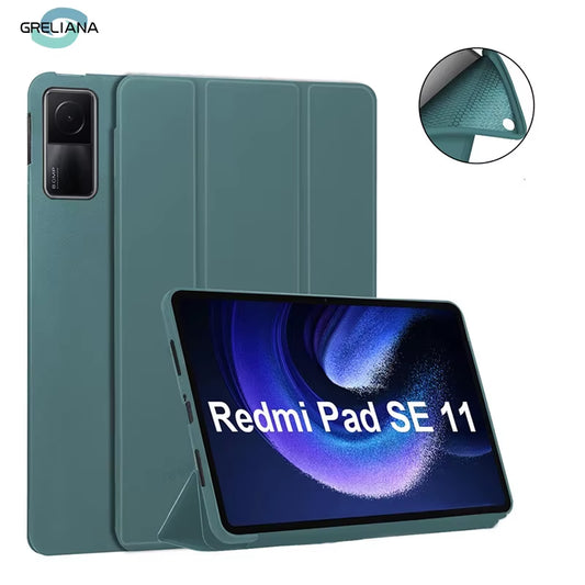 For Redmi Pad 2 9.7 Pro 12.1 SE 11 10.6 8.7 Case Pad 5 6 7 8 Pro 11 11.2 K Pad Auto Wake up Sleep Cover Support Charging